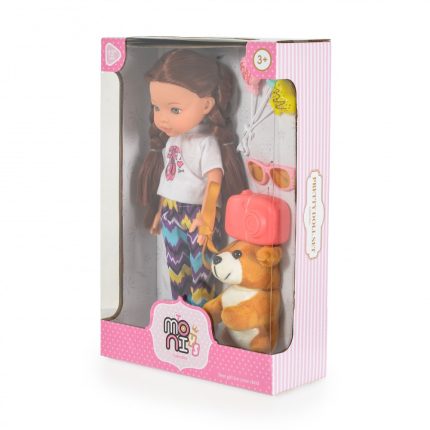 Moni Toys Κούκλα 33cm Sunny με Αξεσουάρ LS1303 3801005600946 3+