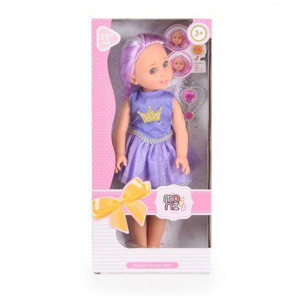 Moni Toys Κούκλα 38cm Fairy Purple LS1502-5 3801005601011 3+