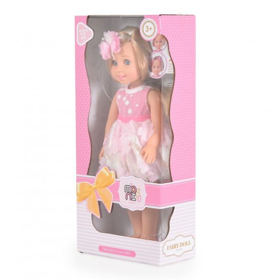 Moni Toys Κούκλα 38cm Fairy Pink LS1502-8 3801005601028 3+