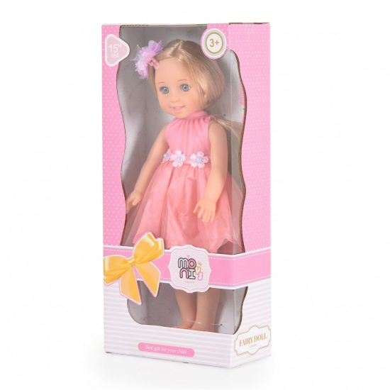 Moni Toys Κούκλα 38cm Pretty Girl Peach LS1502-7 3801005601059 3+