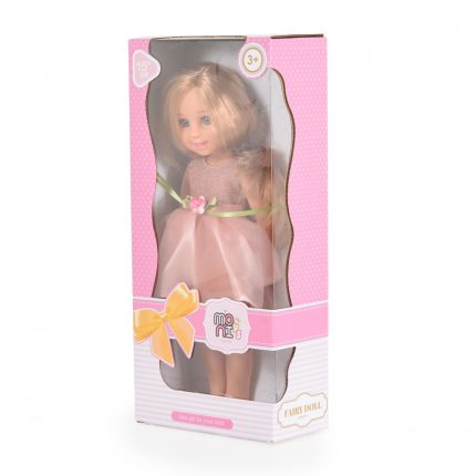 Moni Toys Κούκλα 38cm Pretty Girl Pink LS1502-1 3801005601042 3+