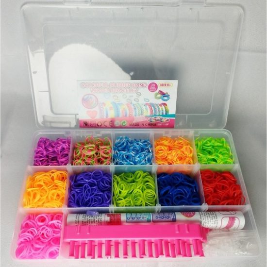 Κασετίνα με Λαστιχάκια για Κατασκευές Rainbow Loom J786 3+ - Martin Toys