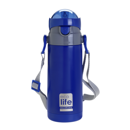 Παγούρι Θερμός Navy Blue 400ml 5208009002345 - Ecolife