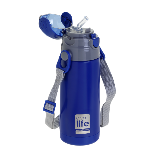 Παγούρι Θερμός Navy Blue 400ml 5208009002345 - Ecolife