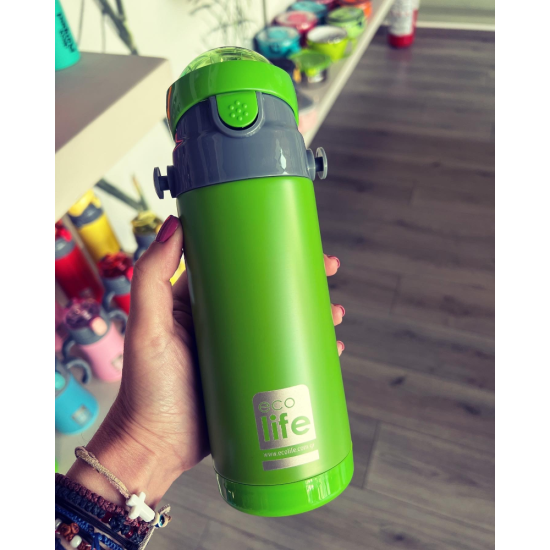 Παγούρι Θερμός Kids Thermos Green 400ml 5208009002093 - Ecolife