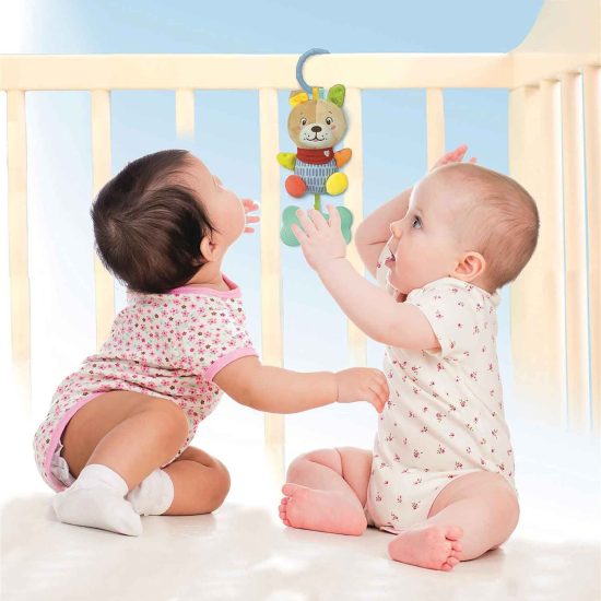 Baby Clementoni For You Βρεφική Κουδουνίστρα Μαλακό Σκυλάκι 0m+ - AS Company