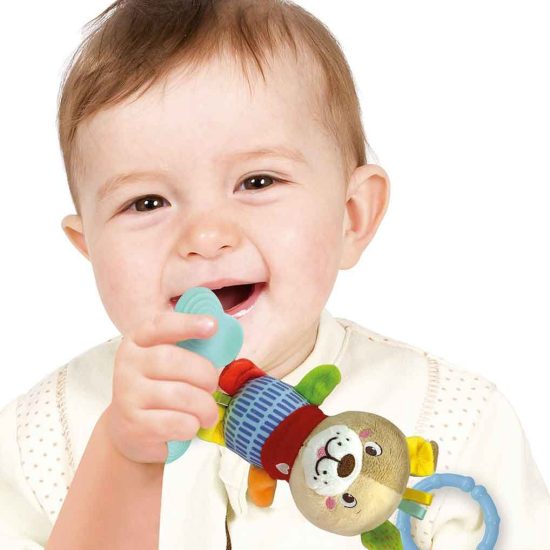 Baby Clementoni For You Βρεφική Κουδουνίστρα Μαλακό Σκυλάκι 0m+ - AS Company