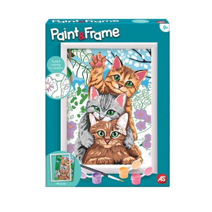 Paint & Frame Ζωγραφίζω Με Αριθμούς Funny Kitties 9+ - As Company