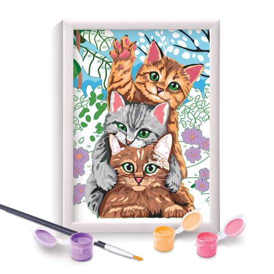 Paint & Frame Ζωγραφίζω Με Αριθμούς Funny Kitties 9+ - As Company