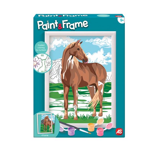 Paint & Frame Ζωγραφίζω Με Αριθμούς Wild Horse 9+ - As Company