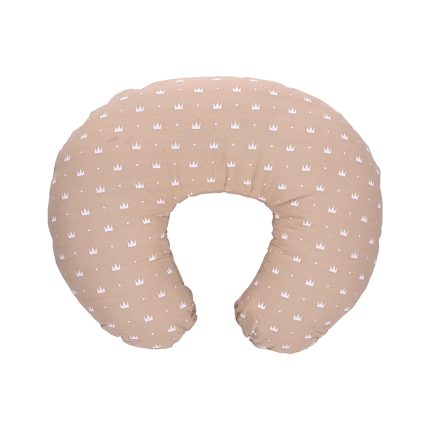 Lorelli Μαξιλάρι Θηλασμού Breast Pillow Happy Latte with Crowns 20040244802