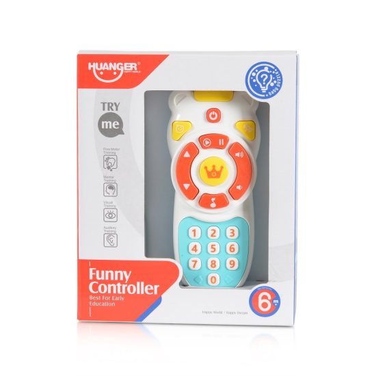 Μουσικό Τηλεκοντρόλ Baby TV controller HE0529 3800146224493 6m+ - Huanger