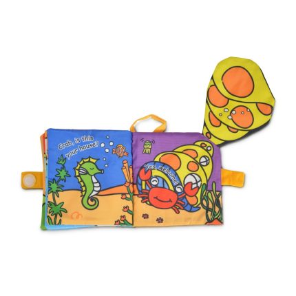 Βρεφικό Βιβλίο Montessori Book with Toy Crab 2103071 6925783808435 0m+ - Jolly Baby