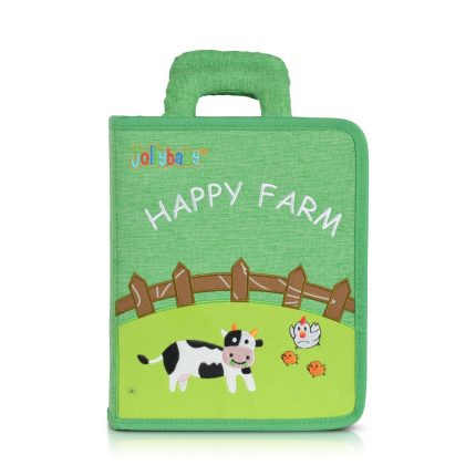 Βιβλίο Τσάντα Τύπου Montessori Happy Farm 2103168 6925783810193 18m+- Jolly Baby