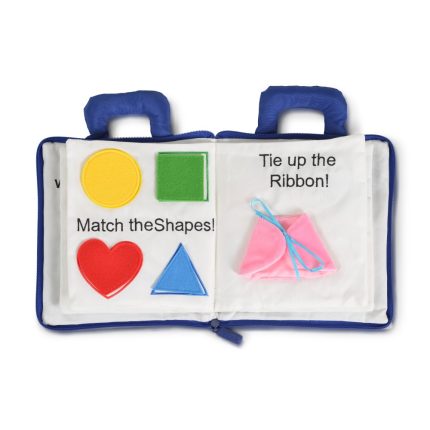 Βρεφικό Μαλακό Βιβλίο Montessori Book-Bag My Quiet Book J8255 6925783803119 - Jolly Baby