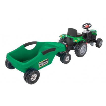 Pilsan Παιδικό Τρακτέρ με Πετάλια Πράσινο Tractor with Trolley 07320 8693461103308