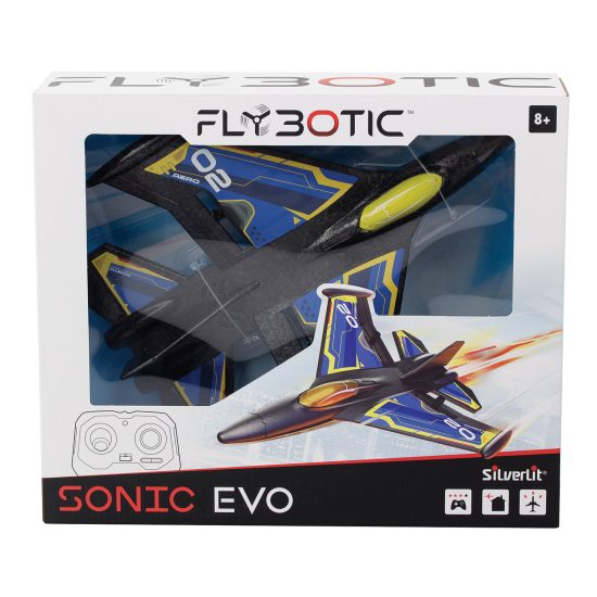 Silverlit Flybotic Sonic Evo Τηλεκατευθυνόμενο Αεροπλάνο Μπλε 8+, As Company