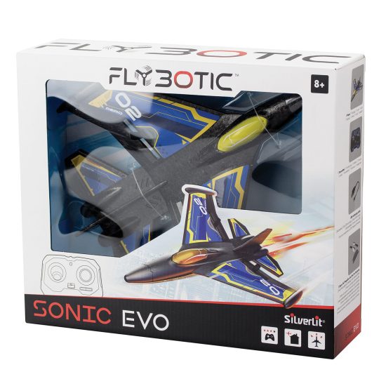 Silverlit Flybotic Sonic Evo Τηλεκατευθυνόμενο Αεροπλάνο Μπλε 8+, As Company