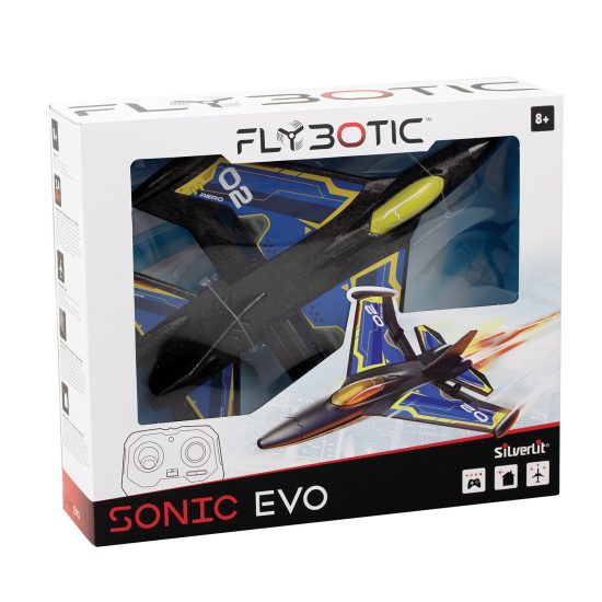 Silverlit Flybotic Sonic Evo Τηλεκατευθυνόμενο Αεροπλάνο Μπλε 8+, As Company