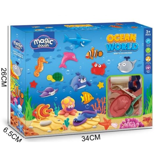 Σετ Ocean World με Πλαστελίνες 8662 21τμχ 3+ - Martin Toys