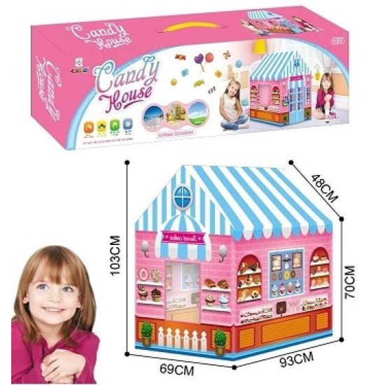 Σκηνή Παιδική Candy House 995-7070A (93x69x103cm) 3+ - Martin Toys