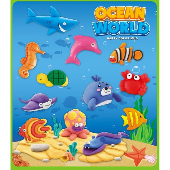 Σετ Ocean World με Πλαστελίνες 8662 21τμχ 3+ - Martin Toys