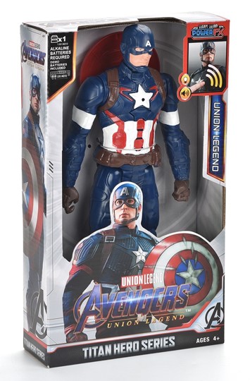 Σούπερ Ήρωας Captain America με Φώτα και Ήχους 21008-DZ 4+ - Martin Toys