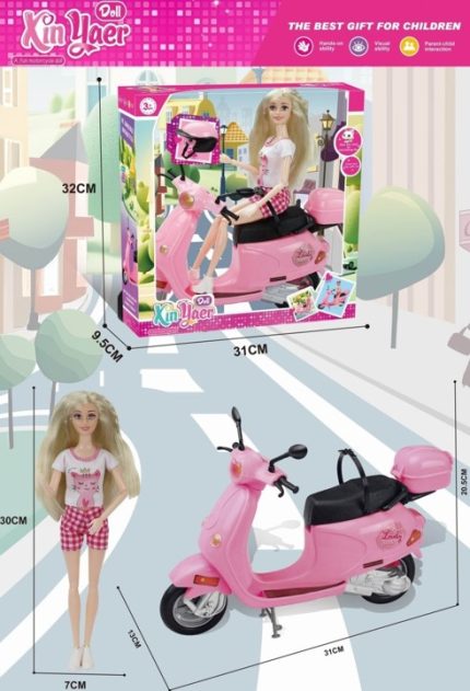 Κούκλα 30εκ με Scooter 925-204 3+ - Martin Toys