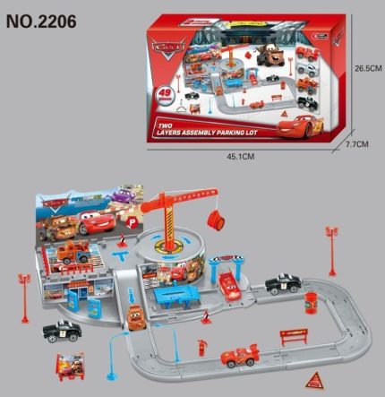 Parking Garage με Γερανό Cars 49τμχ 2206 3+ - Martin Toys