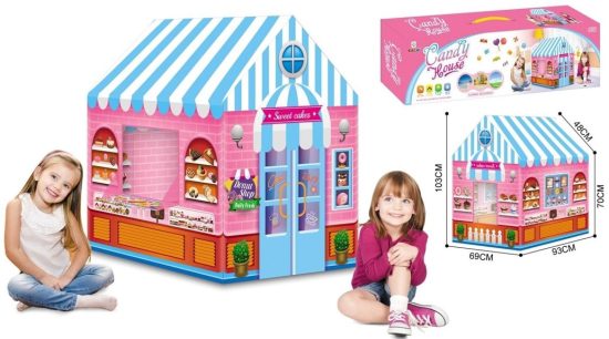 Σκηνή Παιδική Candy House 995-7070A (93x69x103cm) 3+ - Martin Toys