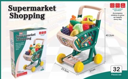 Καρότσι Super Market με Φρούτα K-211 3+ - Martin Toys