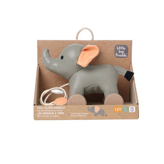 Baby To Love Vincent The Pull Along Elephant 12m+