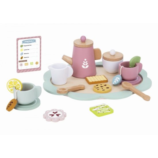 Tooky Toy Ξύλινο Σετ Τσαγιού TJ271 Afternoon Tea Set 6972633377474 3+