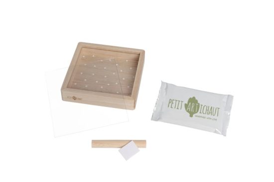 Αναμνηστικό Αποτύπωμα από Ξύλο Print Box – Pretty Hearts - Petit Artichaut