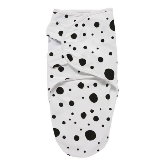 Meyco Swaddle Black Dots 0-3 μηνών