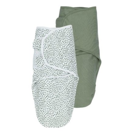 Meyco Swaddle Cheetah Forest Green 2τμχ 0-3 μηνών