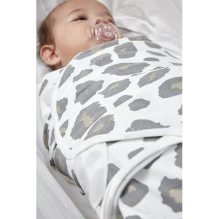 Meyco 2 Pack Swaddle Panther Neutral-Grey 0-3 μηνών 2τμχ