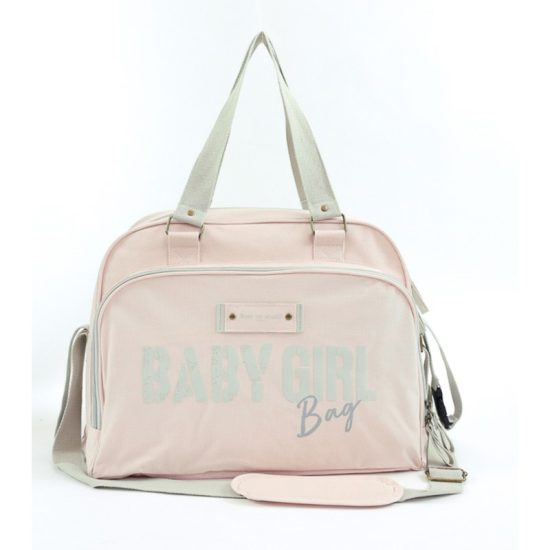 Τσάντα Αλλαξιέρα BoB Paris Tote Bag Simply Vintage Baby Girl Pink - Baby on Board Paris