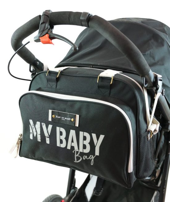 Τσάντα Αλλαξιέρα BoB Paris Tote Bag Simply Noir My Baby - Baby on Board Paris