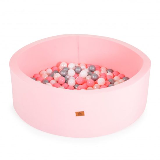 Moni Toys Αναδιπλούμενη Πισίνα Pink 80cm με Μπάλες 200τμχ 5,5cm BP02-5 3801005601851 12m+