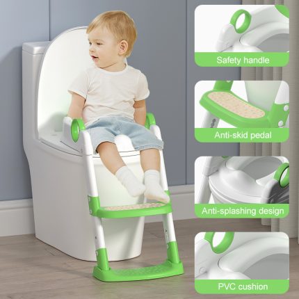 Εκπαιδευτική Σκαλιέρα Τουαλέτας – Green Frog 18m+ - Babywise