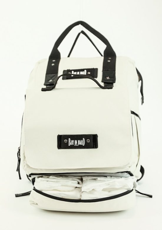 Τσάντα Αλλαξιέρα BoB Paris Backpack Camille Ivory - Baby on Board Paris