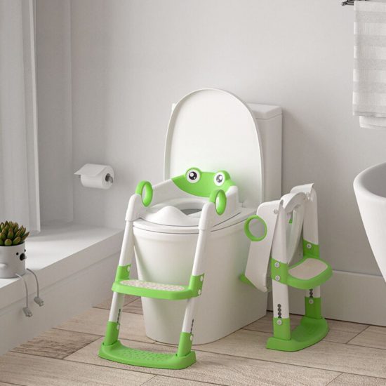 Εκπαιδευτική Σκαλιέρα Τουαλέτας – Green Frog 18m+ - Babywise