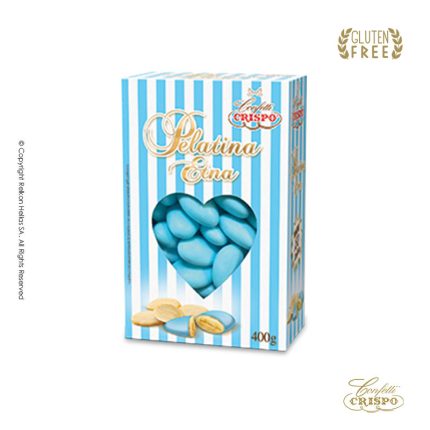 Κουφέτα Crispo Pelatina Αμυγδάλου Blue 400g