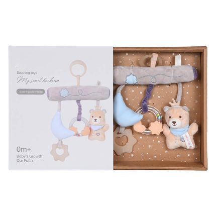 Μαλακό Teddy Flower Hanging Toy 60-110 0m+, Bebe Stars