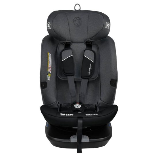 Κάθισμα Αυτοκινήτου Supreme i-Size 360° Steel Grey Isofix 40-150cm(0-36kg) 905-186, Bebe Stars