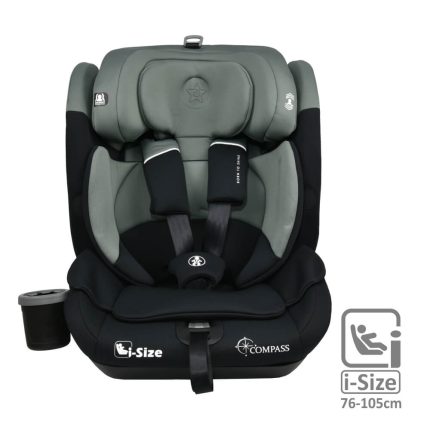 Κάθισμα Αυτοκινήτου Compass Isofix i-Size Olive 76-150cm (9-36kg) 935-176 - Bebe Stars