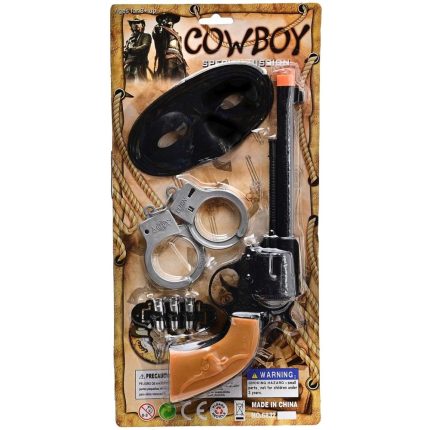 Καρτέλα Cowboy 38cm Όπλο-Μάσκα 6832-C 3+ - Martin Toy