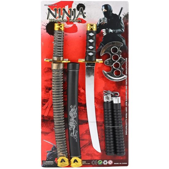 Καρτέλα Ninja 50cm Σπαθιά με Αξεσουάρ 8406 3+ - Martin Toy